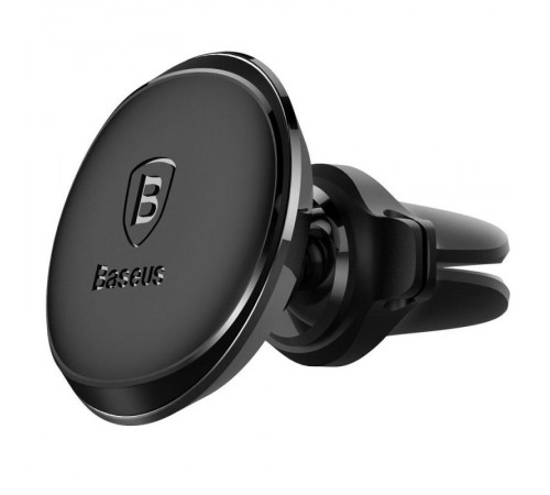 Автотримач магнітний Baseus Magnetic Air Vent OS with cable clip (C40141201113-00) Black