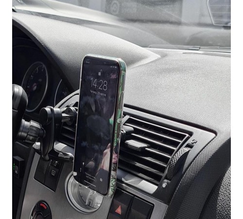 Автотримач магнітний Baseus Magnetic Air Vent OS with cable clip (C40141201113-00) Black