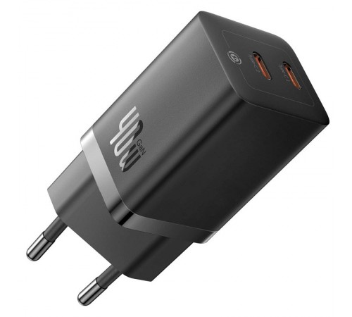 МЗП Baseus GaN5 Pro OS + Type-C to Type-C 40W (CCGP18010) Black