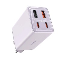 МЗП Baseus GaN6 Pro OS 65W (2USB-A/2C) + кабель Type-C to Type-C (P10162701) Star Purple