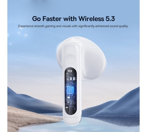 Бездротові TWS навушники Baseus Bowie E13 (A00059701217-Z) Moon White