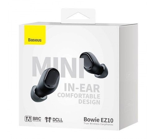 Бездротові TWS навушники Baseus Bowie EZ10 OS (A00054300116-Z) Black