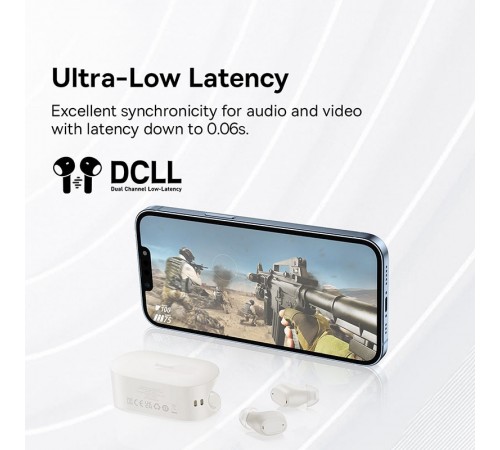 Бездротові TWS навушники Baseus Bowie EZ10 OS (A00054300116-Z) White