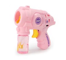 Пістолет з мильними бульбашками Space Bubble Gun (2 pack bottle - 50+50ml) Pink