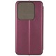 Шкіряний чохол-книжка Classy для Motorola Edge 50 Pro Бордовий