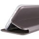 Шкіряний чохол-книжка Classy для Motorola Edge 50 Pro Сірий