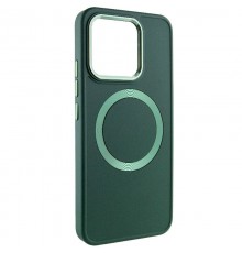TPU чохол Bonbon Metal Style with MagSafe для Xiaomi Redmi Note 13 4G Зелений / Pine green