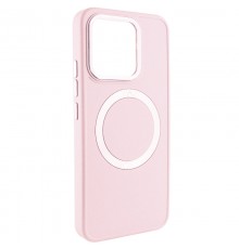 TPU чохол Bonbon Metal Style with MagSafe для Xiaomi Redmi Note 13 4G Рожевий / Light Pink