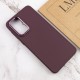 TPU чохол Bonbon Metal Style для Samsung Galaxy A35 Бордовий / Plum