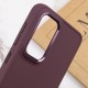 TPU чохол Bonbon Metal Style для Samsung Galaxy A35 Бордовий / Plum