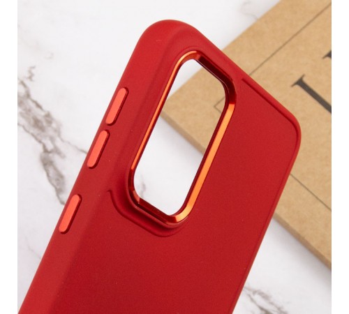 TPU чохол Bonbon Metal Style для Samsung Galaxy A35 Червоний / Red TPU чохол Bonbon Metal Style для Samsung Galaxy A35 Червоний / Red