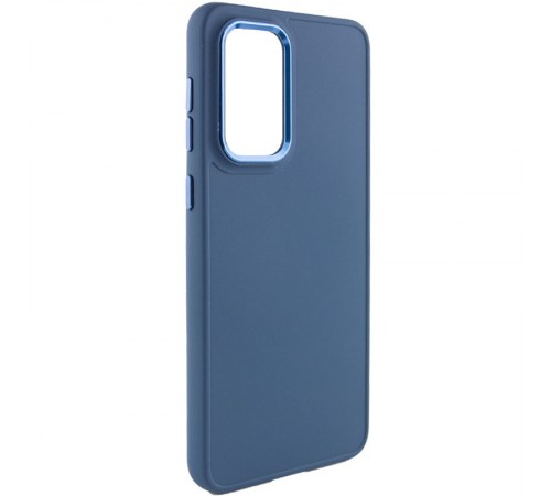 TPU чохол Bonbon Metal Style для Samsung Galaxy A35 Синій / Cosmos blue TPU чохол Bonbon Metal Style для Samsung Galaxy A35 Синій / Cosmos blue