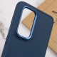 TPU чохол Bonbon Metal Style для Samsung Galaxy A35 Синій / Cosmos blue