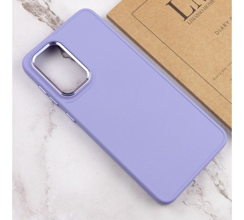 TPU чохол Bonbon Metal Style для Samsung Galaxy A35 Бузковий / Dasheen TPU чохол Bonbon Metal Style для Samsung Galaxy A35 Бузковий / Dasheen