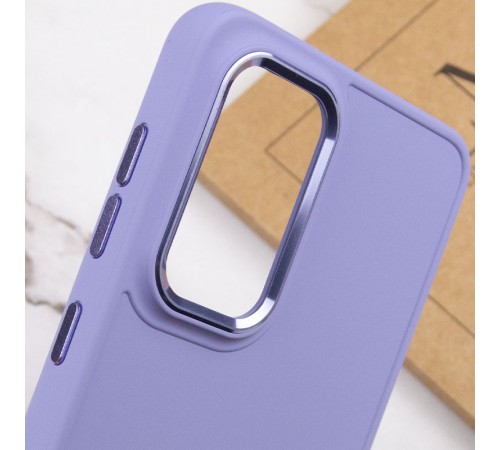 TPU чохол Bonbon Metal Style для Samsung Galaxy A35 Бузковий / Dasheen TPU чохол Bonbon Metal Style для Samsung Galaxy A35 Бузковий / Dasheen