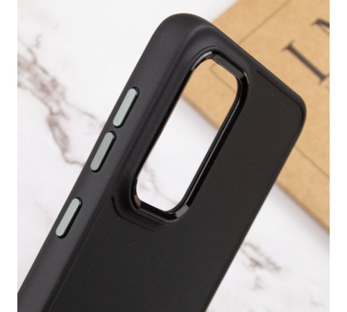 TPU чохол Bonbon Metal Style для Samsung Galaxy A35 Чорний / Black TPU чохол Bonbon Metal Style для Samsung Galaxy A35 Чорний / Black