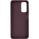 TPU чохол Bonbon Metal Style для Samsung Galaxy A25 5G Бордовий / Plum