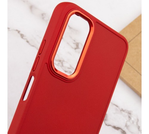 TPU чохол Bonbon Metal Style для Samsung Galaxy A25 5G Червоний / Red TPU чохол Bonbon Metal Style для Samsung Galaxy A25 5G Червоний / Red
