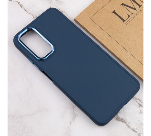 TPU чохол Bonbon Metal Style для Samsung Galaxy A25 5G Синій / Cosmos blue TPU чохол Bonbon Metal Style для Samsung Galaxy A25 5G Синій / Cosmos blue