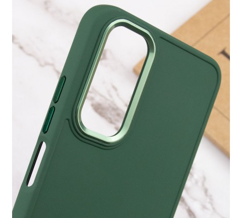 TPU чохол Bonbon Metal Style для Samsung Galaxy A25 5G Зелений / Pine green TPU чохол Bonbon Metal Style для Samsung Galaxy A25 5G Зелений / Pine green