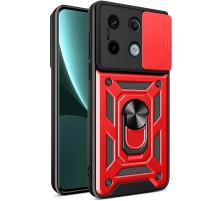 Ударостійкий чохол Camshield Serge Ring для Xiaomi Redmi Note 13 4G Червоний