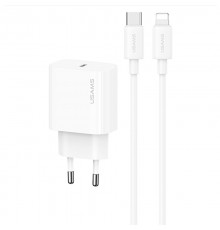 МЗП Usams US-OYXLTZ02 CC226 PD20W + SJ712 30W Type-C to Lightning Yi Series White