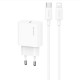 МЗП Usams US-OYXLTZ02 CC226 PD20W + SJ712 30W Type-C to Lightning Yi Series White