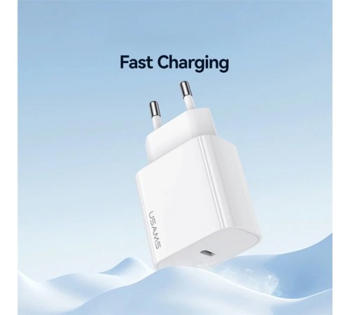 МЗП Usams US-OYXLTZ02 CC226 PD20W + SJ712 30W Type-C to Lightning Yi Series White МЗП Usams US-OYXLTZ02 CC226 PD20W + SJ712 30W Type-C to Lightning Yi Series White
