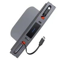 Перехідник HUB Usams US-SJ649 60W Car Central Control Charging HUB For Tesla (3/Y) Tarnish