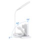 БЗП Usams US-CD195 15W 4in1 Wireless Charging Holder With Table Lamp White