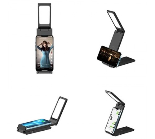 БЗП Usams US-CD181 15W 3in1 with Table Lamp Black БЗП Usams US-CD181 15W 3in1 with Table Lamp Black