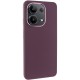TPU чохол Bonbon Metal Style для Xiaomi Redmi Note 13 4G Бордовий / Plum