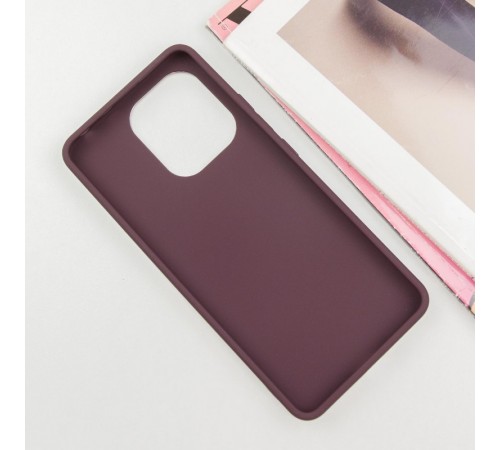 TPU чохол Bonbon Metal Style для Xiaomi Redmi Note 13 4G Бордовий / Plum TPU чохол Bonbon Metal Style для Xiaomi Redmi Note 13 4G Бордовий / Plum