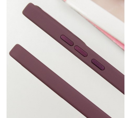TPU чохол Bonbon Metal Style для Xiaomi Redmi Note 13 4G Бордовий / Plum TPU чохол Bonbon Metal Style для Xiaomi Redmi Note 13 4G Бордовий / Plum