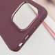 TPU чохол Bonbon Metal Style для Xiaomi Redmi Note 13 4G Бордовий / Plum