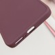 TPU чохол Bonbon Metal Style для Xiaomi Redmi Note 13 4G Бордовий / Plum