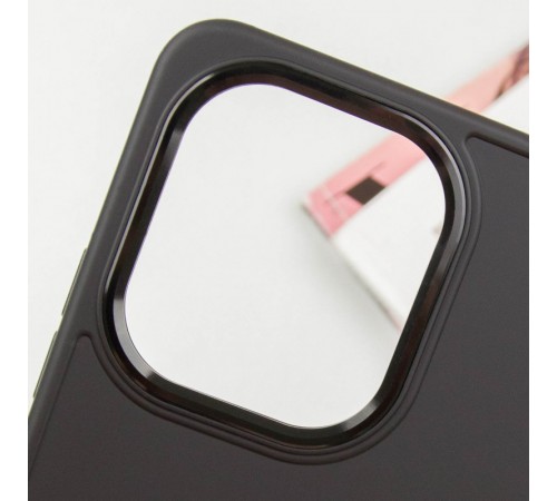 TPU чохол Bonbon Metal Style для Xiaomi Redmi Note 13 4G Чорний / Black TPU чохол Bonbon Metal Style для Xiaomi Redmi Note 13 4G Чорний / Black