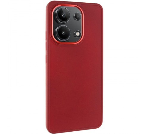 TPU чохол Bonbon Metal Style для Xiaomi Redmi Note 13 4G Червоний / Red TPU чохол Bonbon Metal Style для Xiaomi Redmi Note 13 4G Червоний / Red