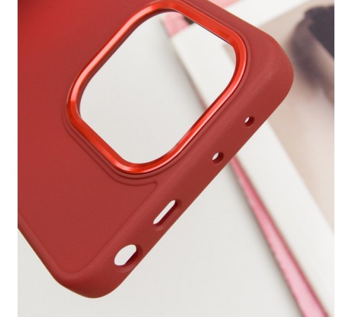 TPU чохол Bonbon Metal Style для Xiaomi Redmi Note 13 4G Червоний / Red TPU чохол Bonbon Metal Style для Xiaomi Redmi Note 13 4G Червоний / Red