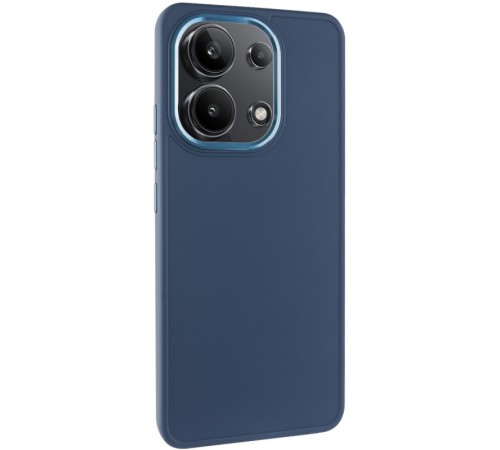 TPU чохол Bonbon Metal Style для Xiaomi Redmi Note 13 4G Синій / Cosmos blue TPU чохол Bonbon Metal Style для Xiaomi Redmi Note 13 4G Синій / Cosmos blue