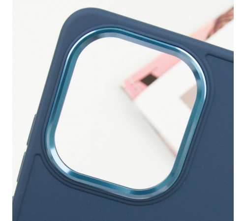 TPU чохол Bonbon Metal Style для Xiaomi Redmi Note 13 4G Синій / Cosmos blue TPU чохол Bonbon Metal Style для Xiaomi Redmi Note 13 4G Синій / Cosmos blue