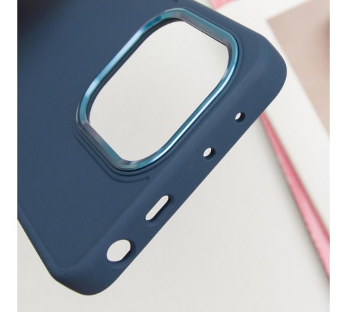 TPU чохол Bonbon Metal Style для Xiaomi Redmi Note 13 4G Синій / Cosmos blue TPU чохол Bonbon Metal Style для Xiaomi Redmi Note 13 4G Синій / Cosmos blue