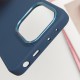 TPU чохол Bonbon Metal Style для Xiaomi Redmi Note 13 4G Синій / Cosmos blue
