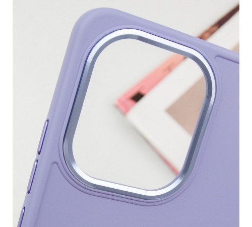 TPU чохол Bonbon Metal Style для Xiaomi Redmi Note 13 4G Бузковий / Dasheen TPU чохол Bonbon Metal Style для Xiaomi Redmi Note 13 4G Бузковий / Dasheen