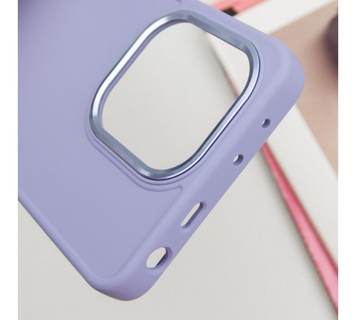 TPU чохол Bonbon Metal Style для Xiaomi Redmi Note 13 4G Бузковий / Dasheen TPU чохол Bonbon Metal Style для Xiaomi Redmi Note 13 4G Бузковий / Dasheen