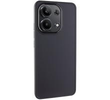 TPU чохол Bonbon Metal Style для Xiaomi Redmi Note 13 Pro 4G / Poco M6 Pro 4G Чорний / Black