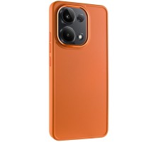 TPU чохол Bonbon Metal Style для Xiaomi Redmi Note 13 Pro 4G / Poco M6 Pro 4G Помаранчевий / Papaya