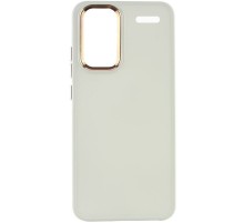 TPU чохол Bonbon Metal Style для Xiaomi Redmi Note 13 Pro+ Білий / White
