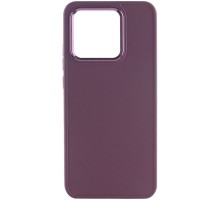 TPU чохол Bonbon Metal Style для Xiaomi Redmi 13C / Poco C65 Бордовий / Plum