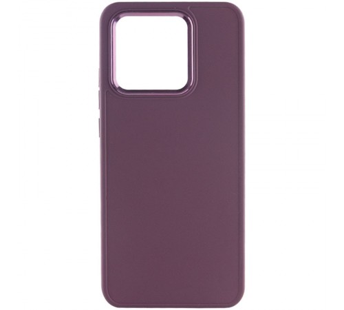 TPU чохол Bonbon Metal Style для Xiaomi Redmi 13C / Poco C65 Бордовий / Plum